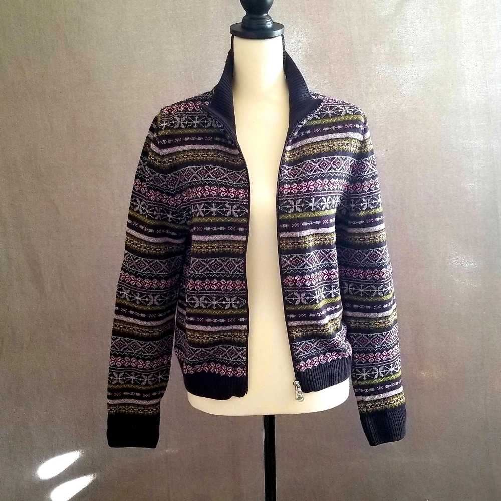 Bogner Fire + Ice Cardigan NWOT